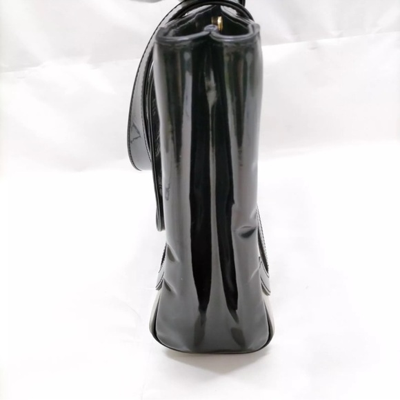 CHANEL CC PATENT LEATHER CLEAR VINYL TOTE - Picture 4 of 14